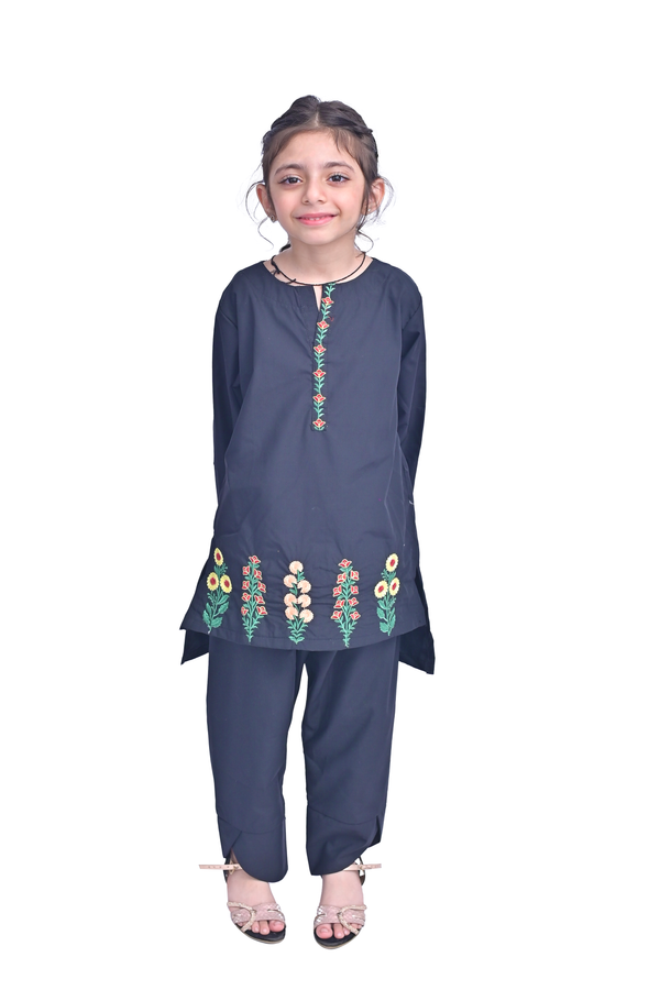 Cotton Embriodered CoOrd Set