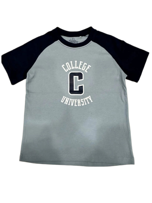 College  Boy's Slim Fit T-Shirt